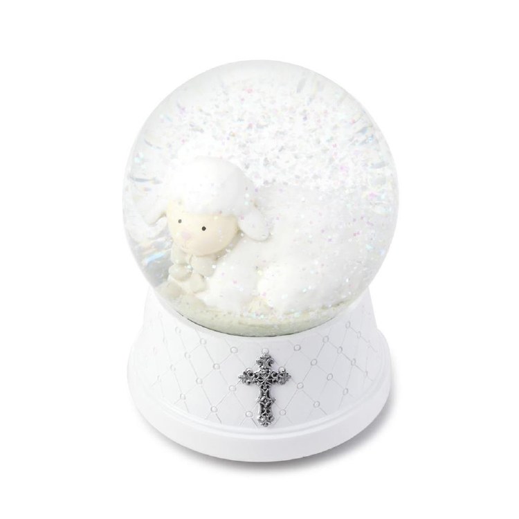 JESUS LOVES ME SNOWGLOBE WITH MUSIC