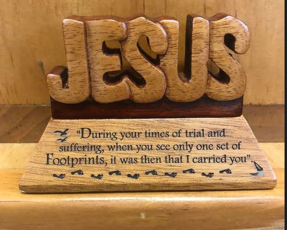 JESUS STANDING PLAQUE