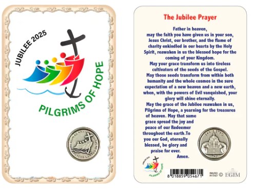 JUBILEE 2025 PRAYER CARD