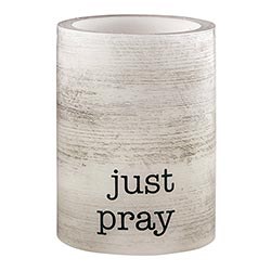 JUST PRAY LED CANDLE