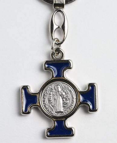 KC BLUE ST. BENEDICT CR ENAMEL