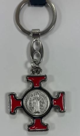 ST BENEDICT KEY CHAIN ASSORTED COLORS