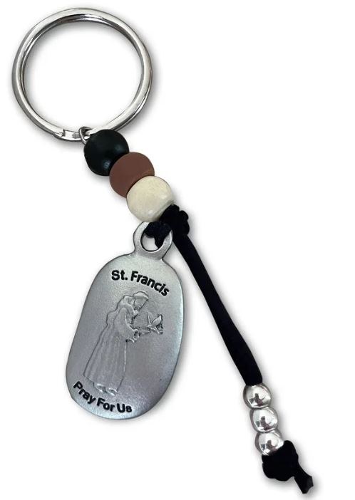KEYCHAIN SOOTHING ST. FRANCIS