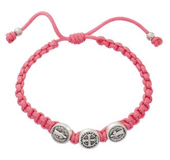 KIDS PINK ST. BENEDICT CORDED