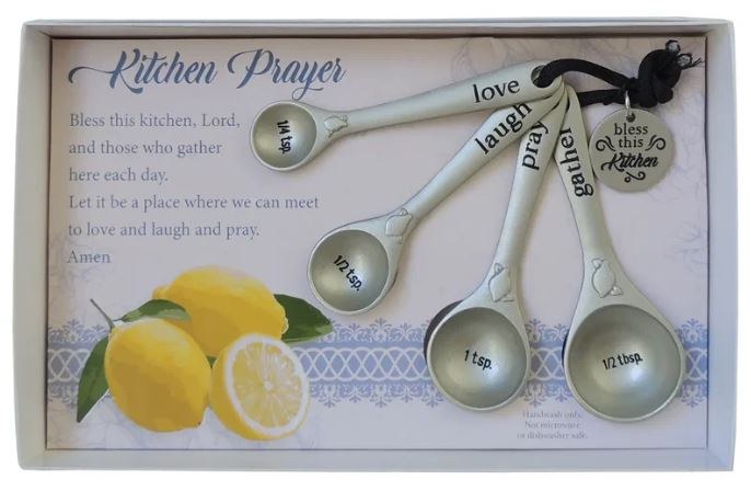 KITCHEN PRAYER MEASURING SPOONS