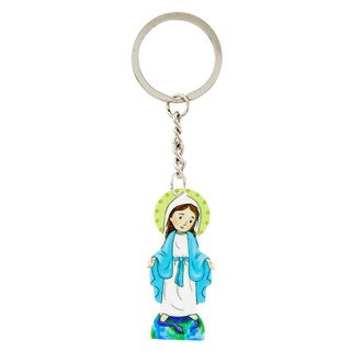OUR LADY OF GRACE COLORFUL KEYCHAIN