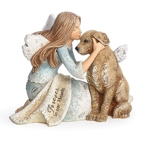 ANGEL WITH DOG Divine Mercy Gift Shop