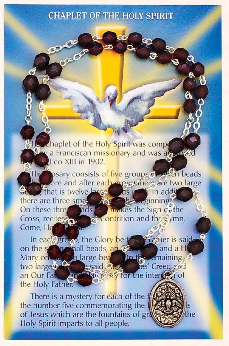Chaplet Of The Holy Spirit Divine Mercy T Shop