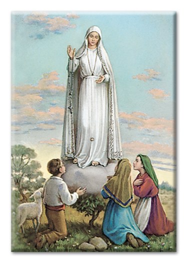 OUR LADY OF FATIMA MAGNET - Divine Mercy Gift Shop