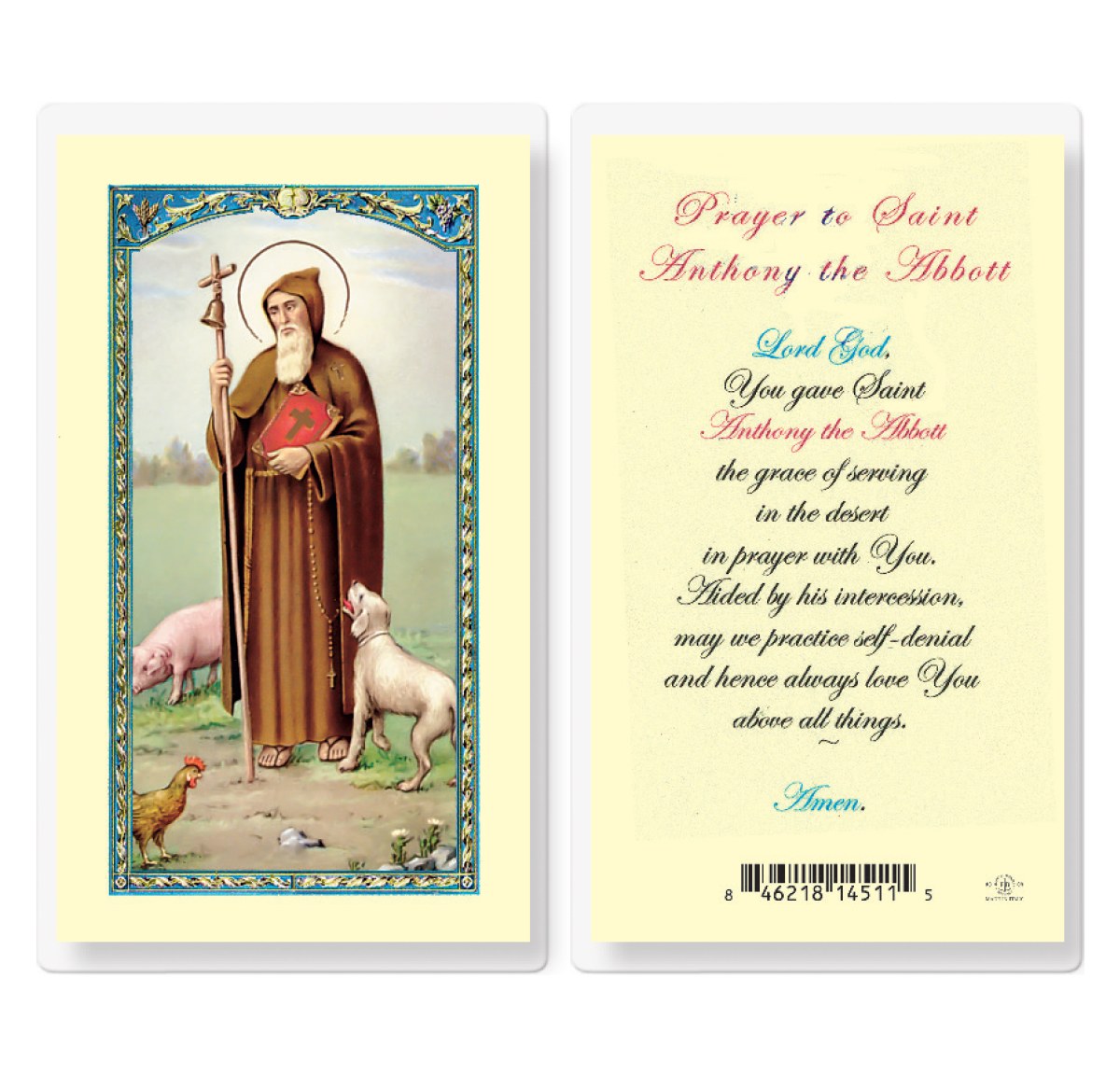 PRAYER TO ST ANTHONY THE ABBOTT Divine Mercy Gift Shop