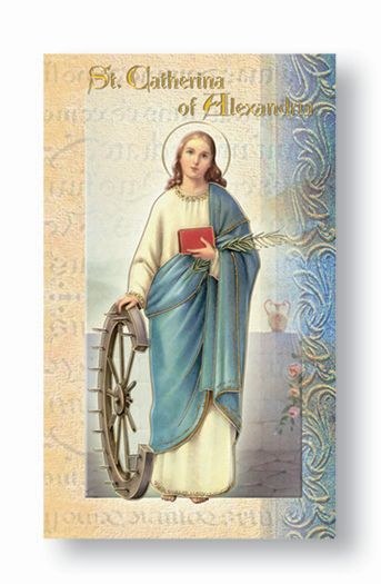 ST CATHERINE OF ALEXANDRIA BIO BOOKLET - Divine Mercy Gift Shop