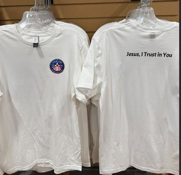 USA 250 ROUND LOGO SIZE MEDIUM TSHIRT