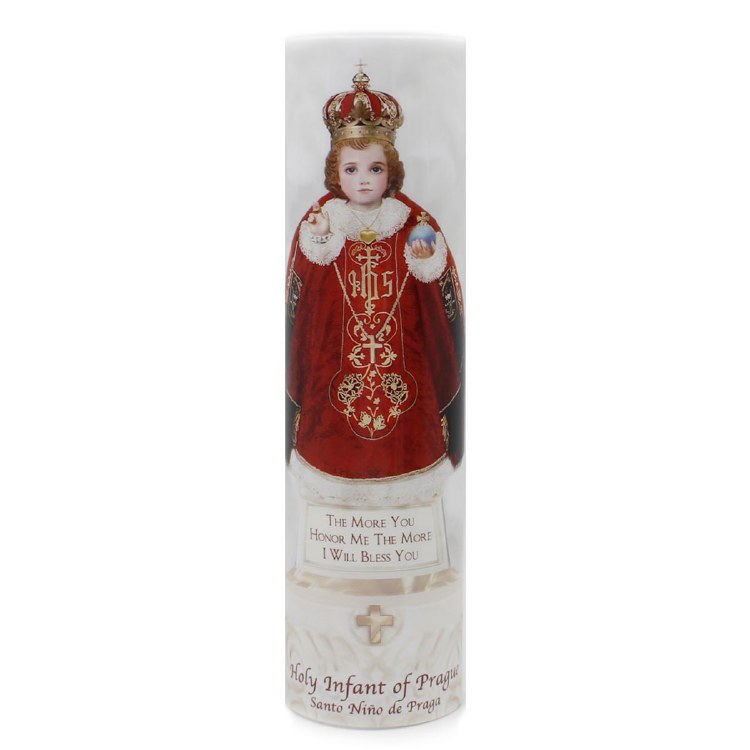 INFANT OF PRAGUE LED CANDLE