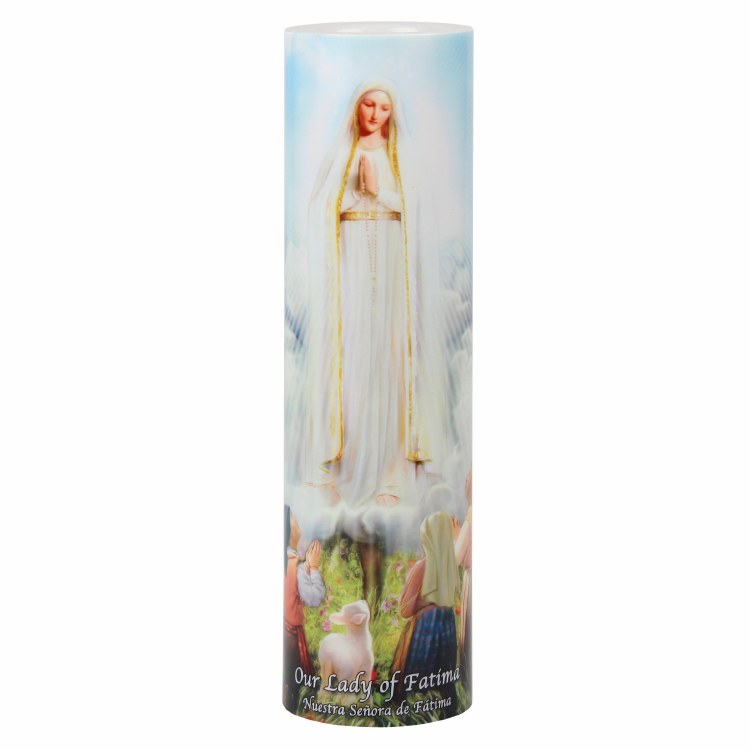 OUR LADY OF FATIMA LED CANDLE