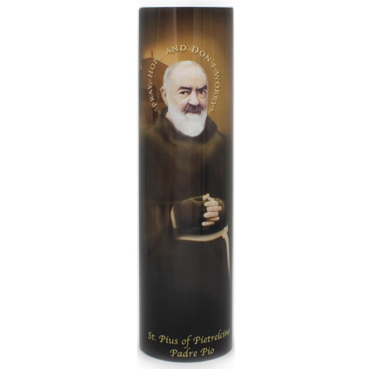 ST PADRE PIO LED CANDLE