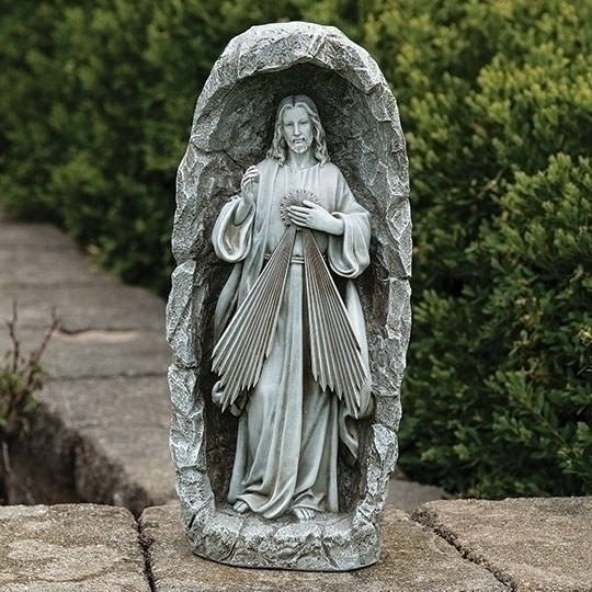 LED SOLAR DIVINE MERCY GROTTO