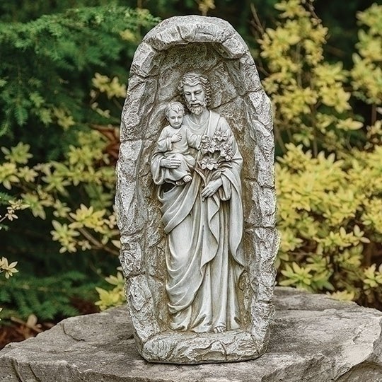 SOLAR ST JOSEPH GARDEN GROTTO
