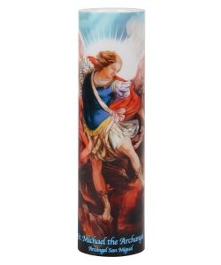 SAINT MICHAEL LED CANDLE