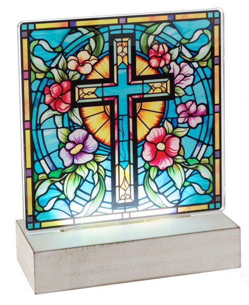 LITE UP CROSS TABLETOP