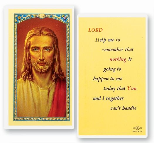 LORD HELP ME TO REMEMBER PRAYER CARD