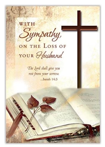 LOSS OF HUSBAND SYMPATHY
