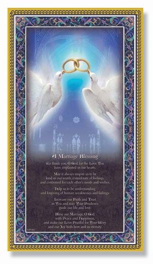 MARRIAGE BLESSING PLAQUE
