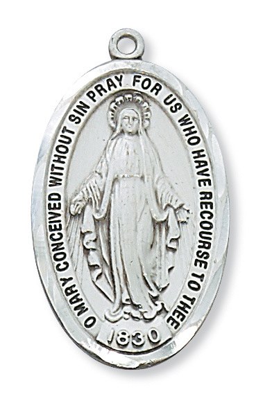 SS MIRACULOUS MEDAL 20&quot; CHAIN