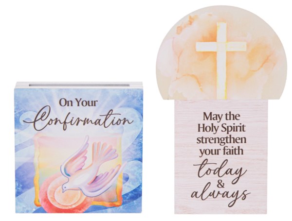 CONFIRMATION PLAQUE