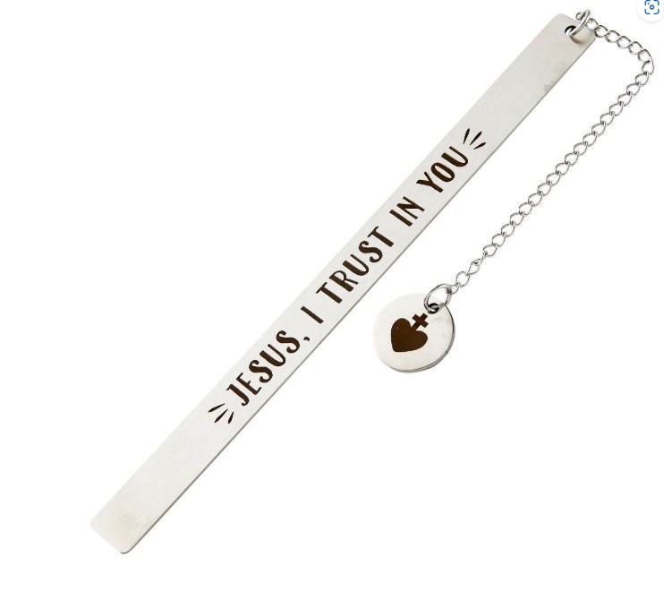 JESUS, I TRUST IN YOU METAL BOOKMARK