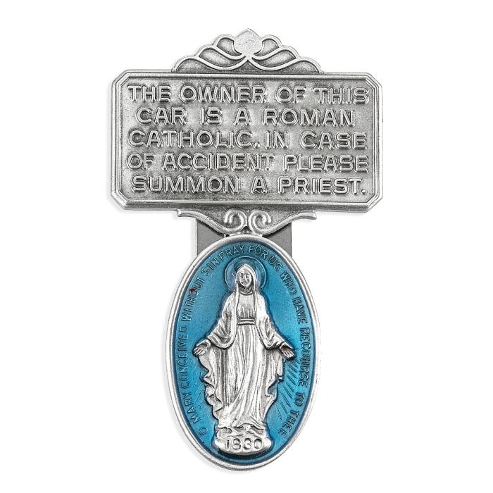 MIRACULOUS MEDAL WITH CALL PRIEST