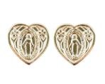 MIRACULOUS HEART EARRINGS