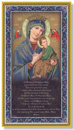 MOTHER OF PERPETUAL HELP PLAQUE