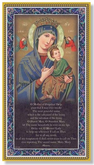 Mother Of Perpetual Help Plaque - Divine Mercy Gift Shop