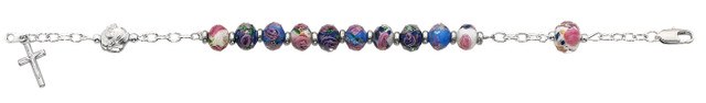 MULTI CLR REAL CRYSTAL ROSES