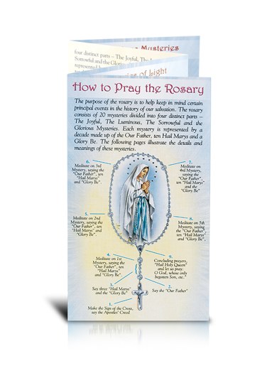 MYSTERIES ROSARY FOLDER
