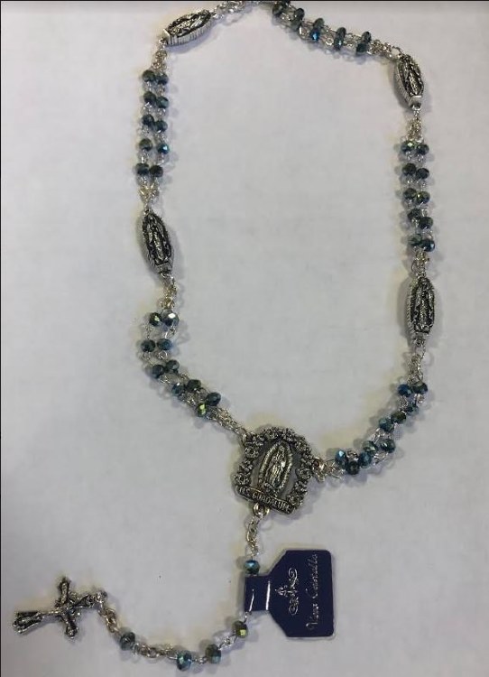 OUR LADY OF GUADALUPE ROSARY NECKLACE