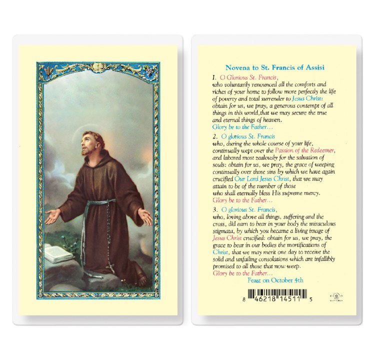 NOVENA TO ST FRANCIS OF ASSISI