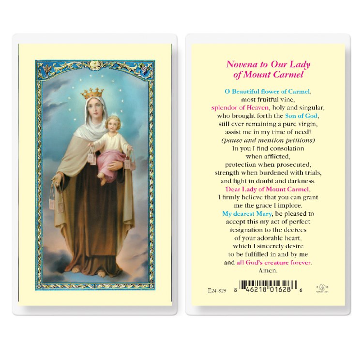 NOVENA TO OUR LADY OF MT CARMEL