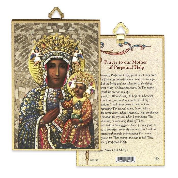 OUR LADY OF CZESTOCHOWA MOSAIC PLAQUE