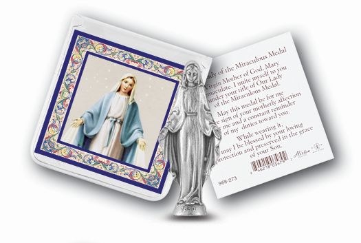 OUR LADY OF GRACE POCKET STATUE