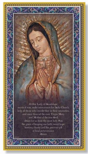 OUR LADY OF GUADALUPE PLAQUE
