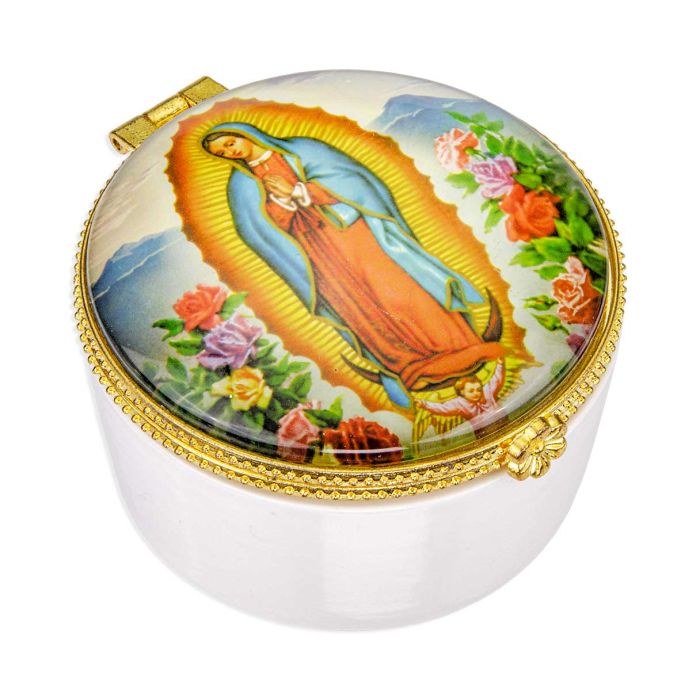 OUR LADY GUADALUPE ROSARY BOX