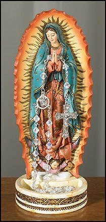 OUR LADY OF GUADALUPE ROSARY HOLDER