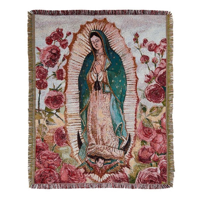OUR LADY OF GUADALUPE THROW BLANKET