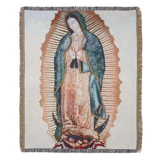 OUR LADY OF GUADALUPE THROW BLANKET