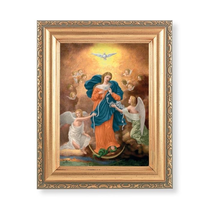 OUR LADY UNTIER OF KNOTS FRAMED PRINT