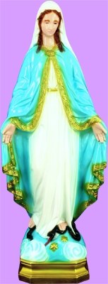 OUR LADY OF GRACE COLORED INDOOR/OUTDOOR 24&quot; STATUE