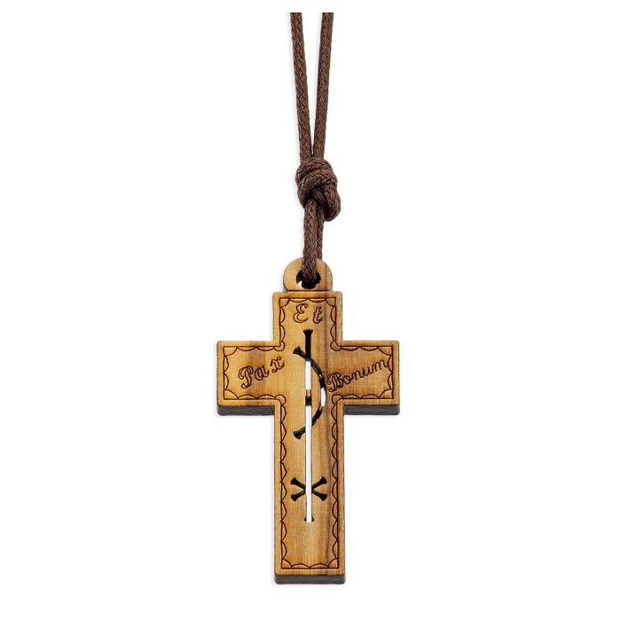 OLIVE WOOD PAX CROSS
