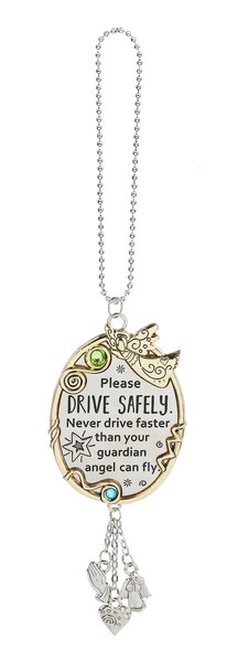 DRIVE SAFELY CAR CHARM