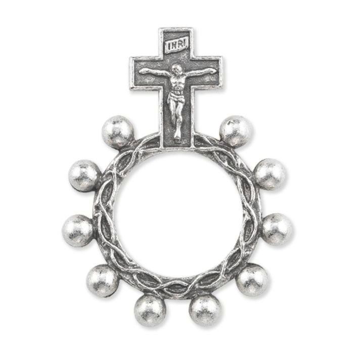 ROSARY RING WITH CRUCIFIX